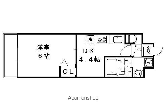 アクアプレイス京都三条朱雀の間取り写真