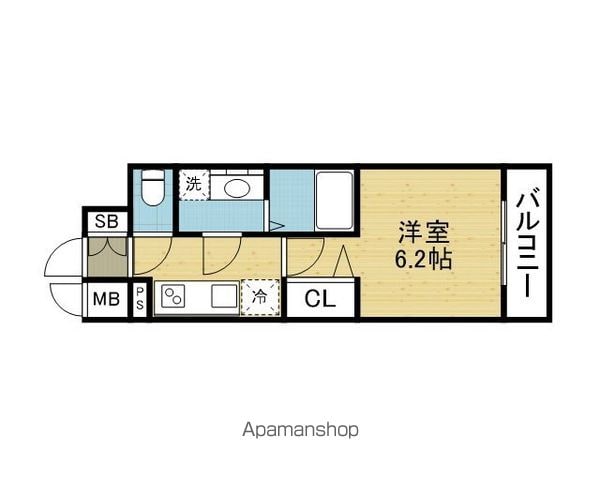 エスリード大阪CENTRAL AVENUEの間取り写真