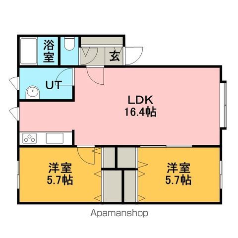 香風館参番の間取り写真