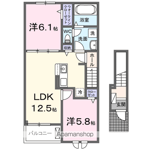 【ベルウッド八街Ⅱの間取り】