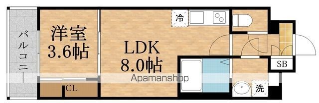 アリヴィス緑橋の間取り写真