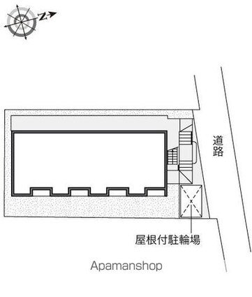 レオネクスト秋桜[1K/20.76m2]の配置図