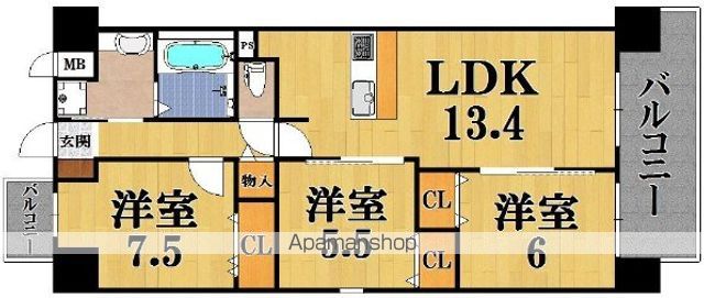 幸COURT SAIDAIJIの間取り写真