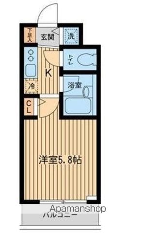 ザ・パーククロス市ヶ谷の間取り写真