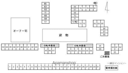 細谷マンション[2LDK/56.2m2]の配置図