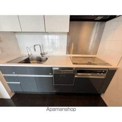 Ｔｈｅ　Ｋｉｔａｈａｍａ　２９０４号室[1LDK/55.35m2]のキッチン