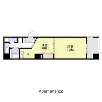 ヴェリエール・ドゥ・セ[1DK/41.42m2]の間取図