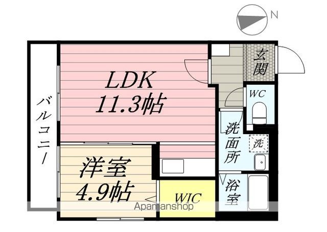 【ヴィラ　ジャスミンの間取り】