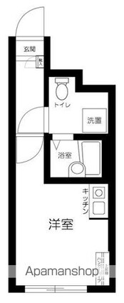 東京都大田区東矢口２丁目[1K/16.02m2]の間取図