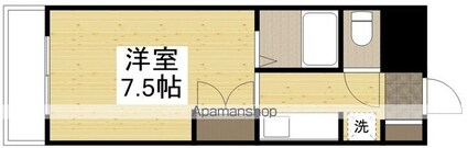 フォーバス　Ⅰ[1R/22.35m2]の間取図