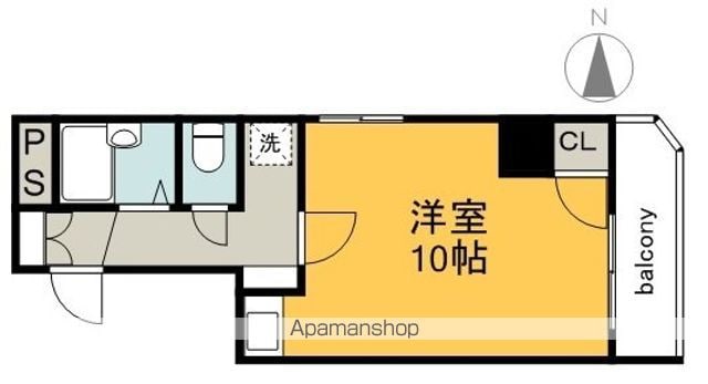 パークタワー平野町の間取り写真