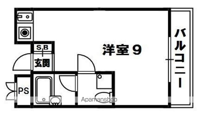 ヴィラ岡山手の間取り写真