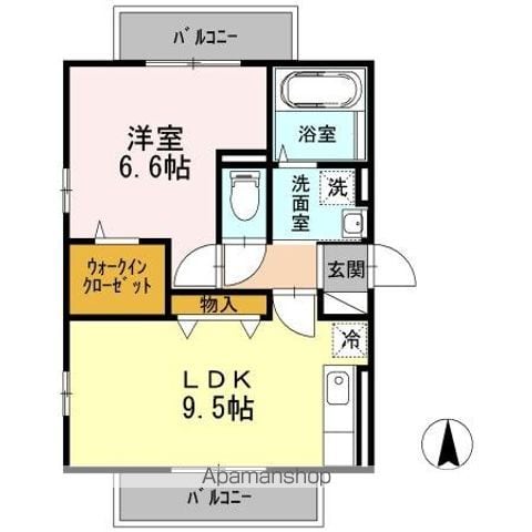 【練馬区豊玉南のアパートの間取り】