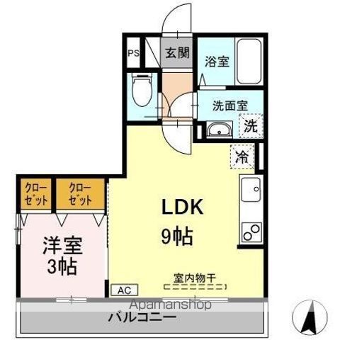 マレアガーデン新横浜Aの間取り写真