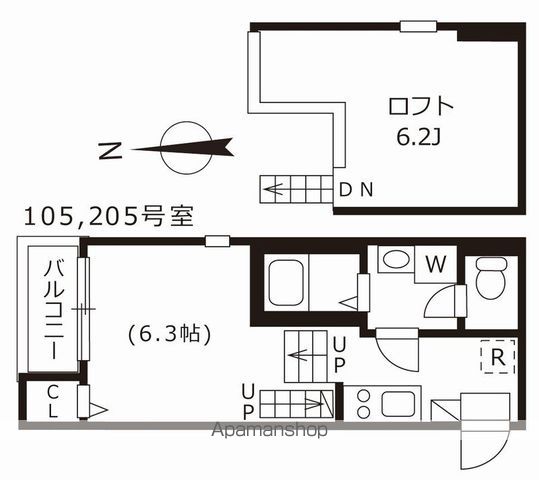 ハーモニーテラス上名古屋の間取り写真