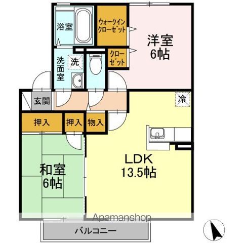 リビングタウン小森野 弐番館の間取り写真