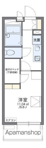 レオパレスシンシア デュークの間取り写真