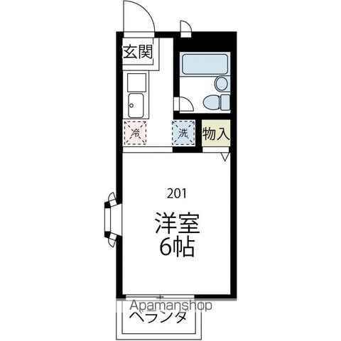 クレセントAの間取り写真