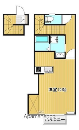 ｆｅｌｉｃｅ大街道Ⅱ[1R/33.84m2]の間取図