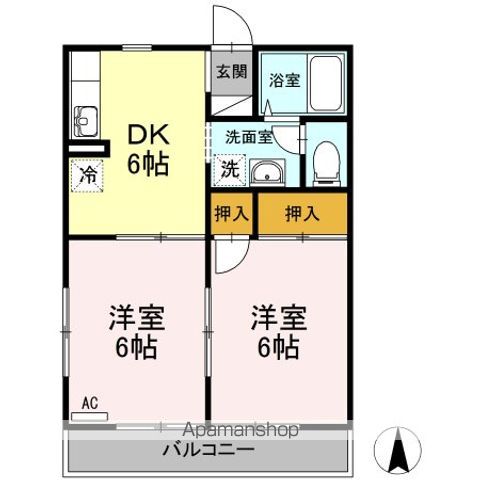 ハイツグランバレーの間取り写真