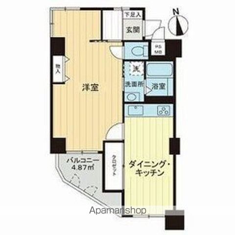 ライオンズマンション夕陽丘の間取り写真