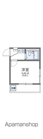 【レオパレスブルースカイの間取り】