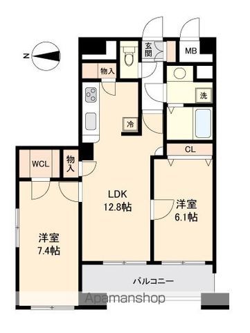 プライムアーバン仙台五橋の間取り写真