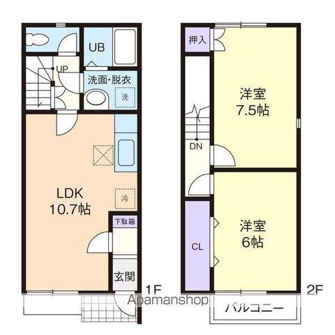 【グラシア　Ｂの間取り】