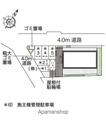 レオパレスＫＩＭＩＳＵＮ[1K/20.28m2]の配置図