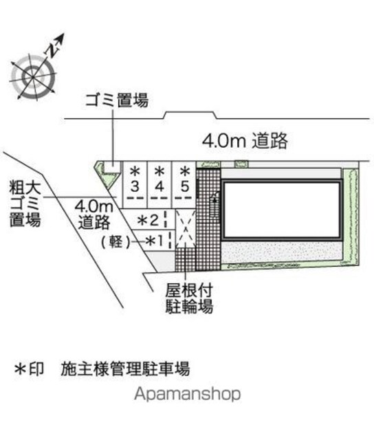 レオパレスＫＩＭＩＳＵＮ[1K/20.28m2]の配置図