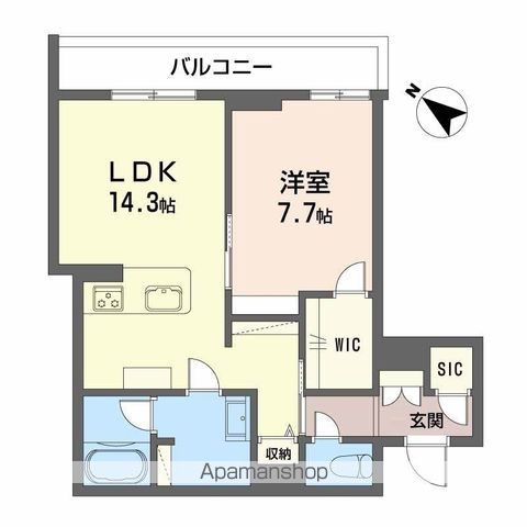 シャーメゾンプレミア鹿児島駅前の間取り写真