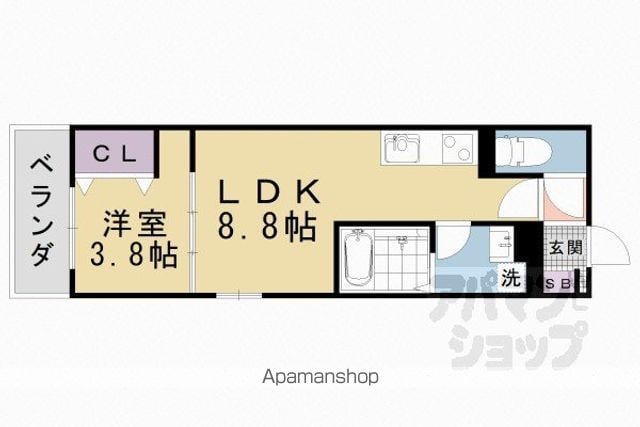 フォレ山科の間取り写真