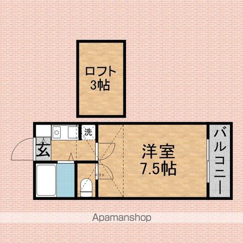 ハイツ幹の間取り写真