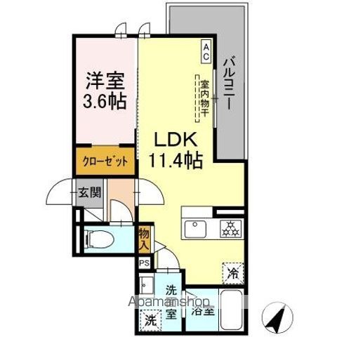 DーHILLS栄町の間取り写真