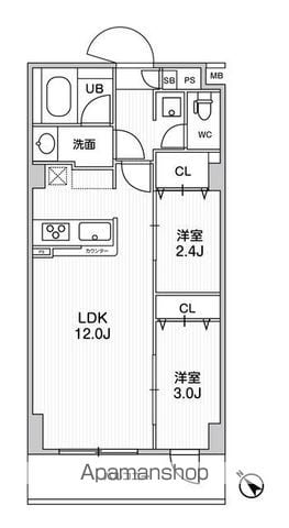 ドゥーエ曳舟の間取り