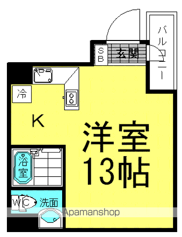 SENSE UMEKITAの間取り写真