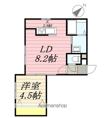 シャルム宮の沢の間取り写真