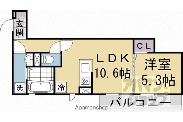 DーROOM桂川の間取り写真