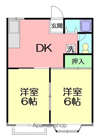 サンファーストAの間取り写真