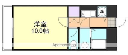 シティガーデンオオヤマ[1K/30m2]の間取図