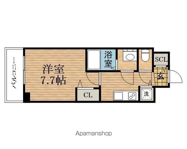プレサンス谷町七丁目IIの間取り写真
