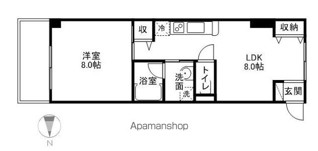 アルファレガロ西古松の間取り写真