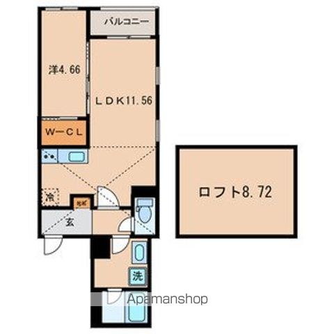 同じ建物の物件間取り写真 - ID:213106520885