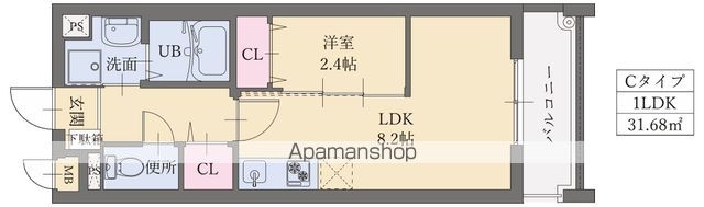 LIFEFIELD諸岡の間取り写真