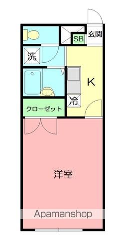 アンプルール 湘南ヒルズの間取り写真