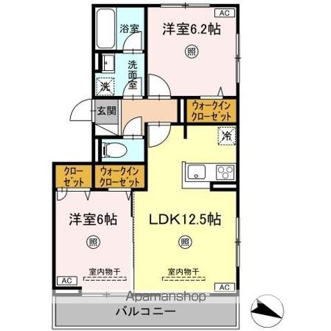 DーROOM原町駅南の間取り写真