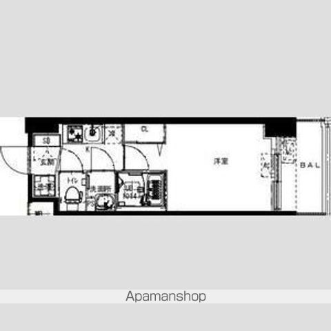 ALIVIS福島海老江の間取り写真