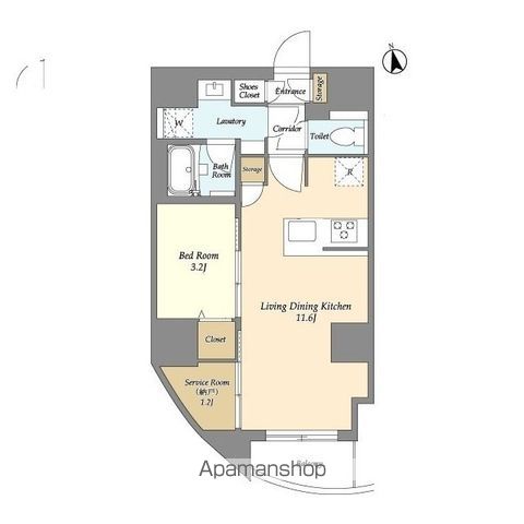 VILLA CREST HIGASHI UENOの間取り写真