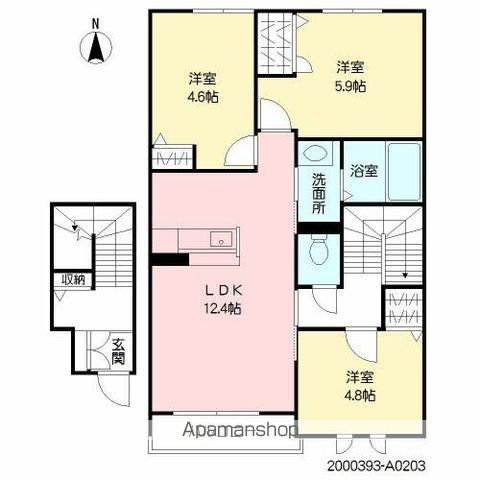 ヴィラーチェ・プロフィットの間取り写真
