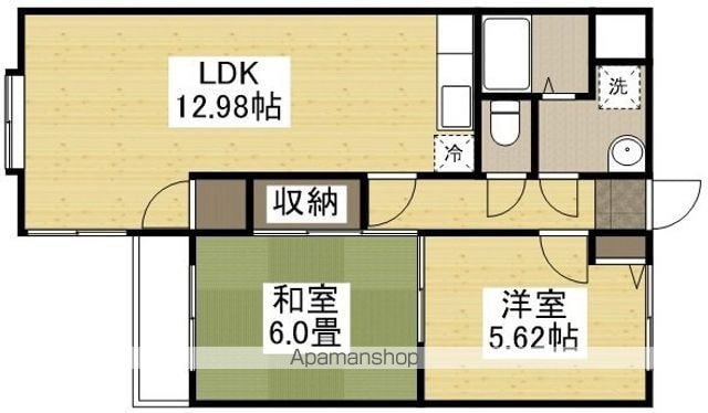 メゾンドール青江の間取り写真